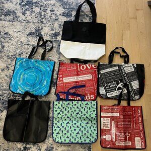 7 lululemon shopping bags